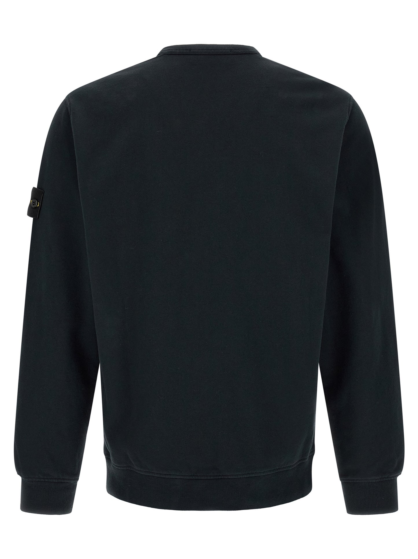 Stone Island Blue Cotton Sweatshirt