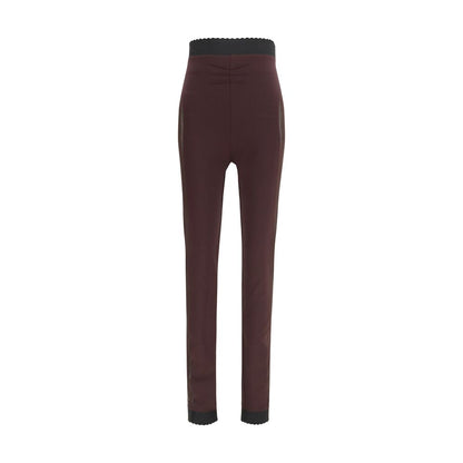 Activewear Leggings by The Attico for women in stretch polyamide viscose purple & transparent features an ergonomic slim & leggings with , highlighting a ergonomic and long for a premium, high-performance look.