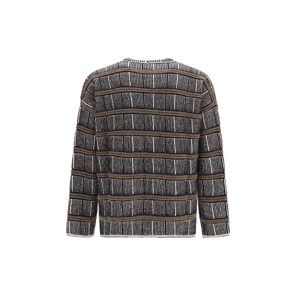 Giorgio Armani Blue Silk Sweatshirt