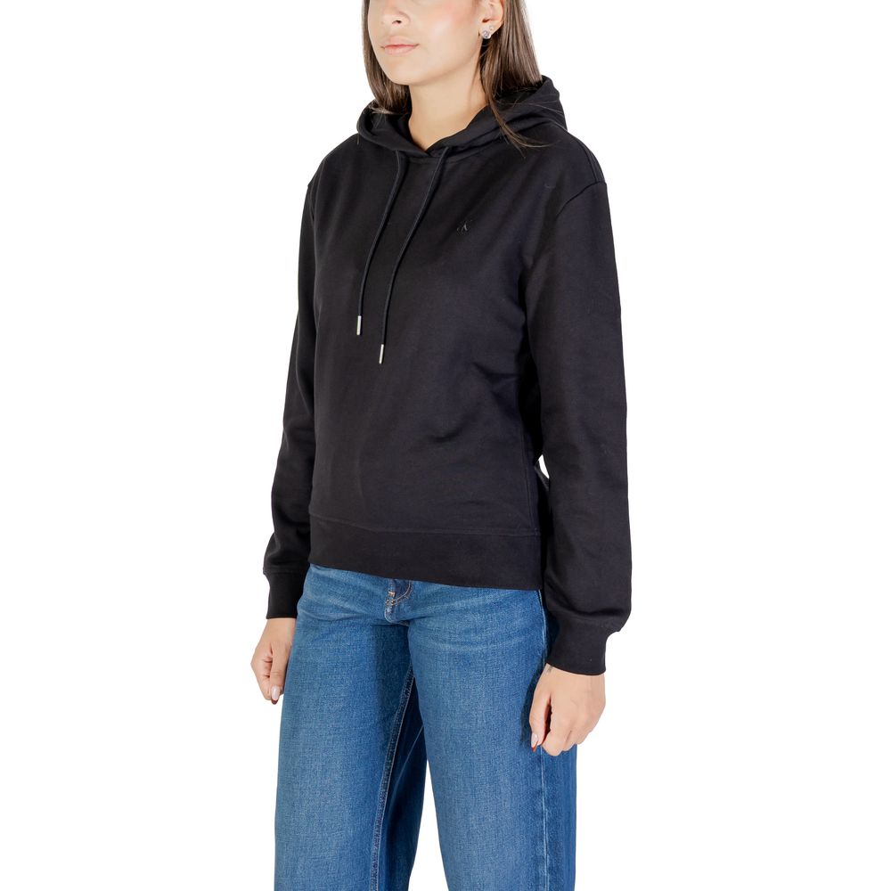 Calvin Klein Jeans Black Cotton Hoodie