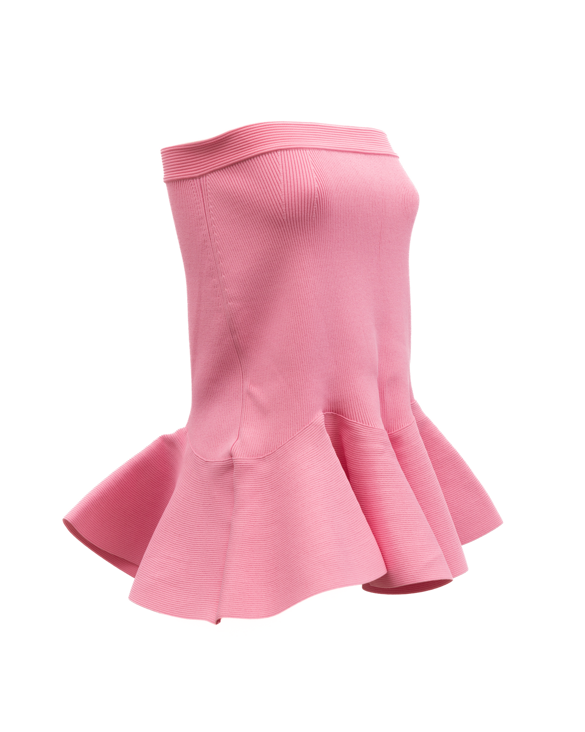 T-Shirt by Alexander McQueen for women in viscose polyester & polyamide pink showcases a unassuming silhouette, artfully detailed with a refined and unassuming for a sophisticated, contemporary look.