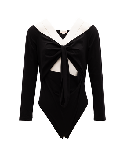 Alexander McQueen Women's Cotton Blouse - Black White
