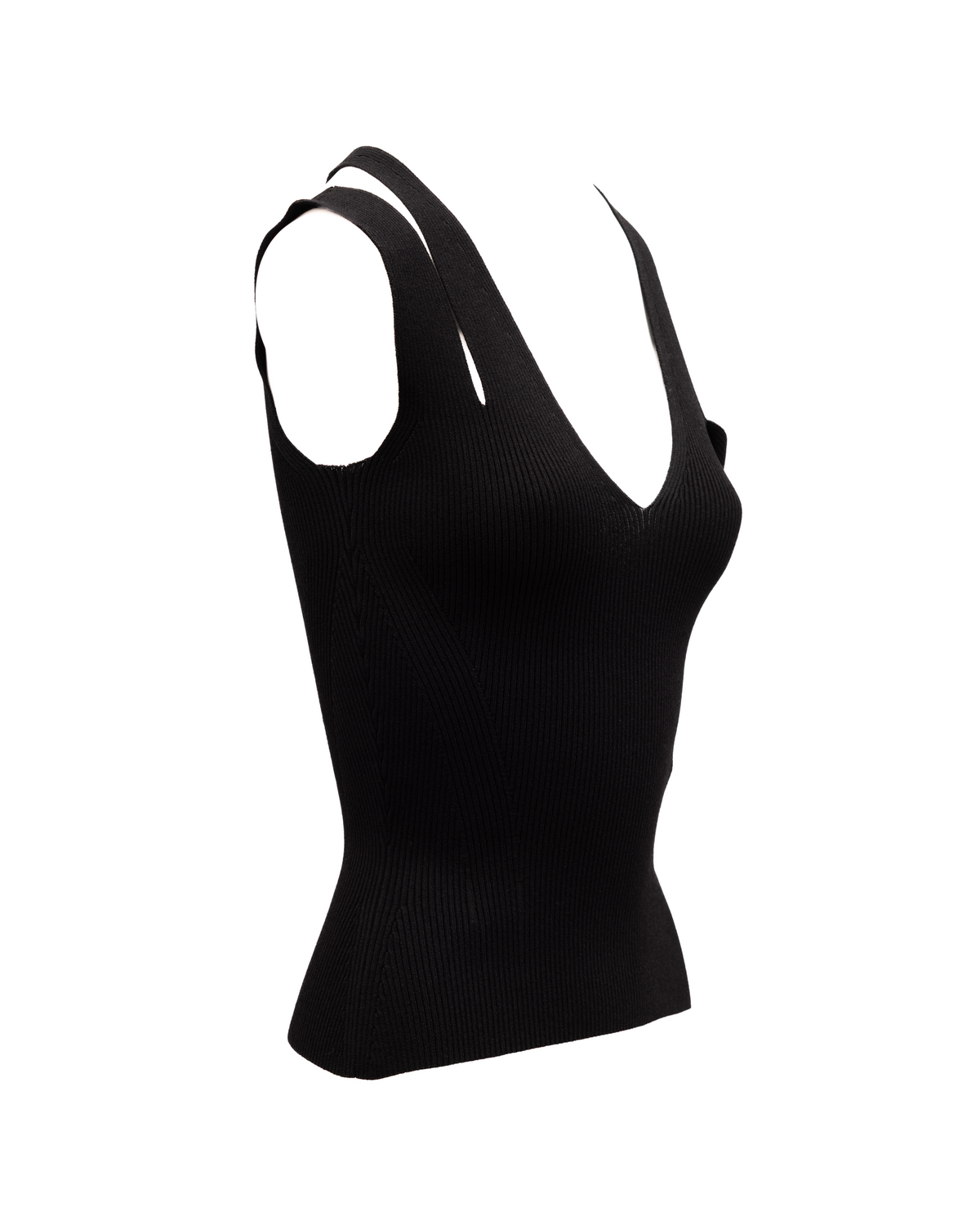 Activewear T-Shirt by Alexander McQueen for women in polyester & viscose black features an ergonomic design with , highlighting a ergonomic length and ergonomic for a high-performance look.