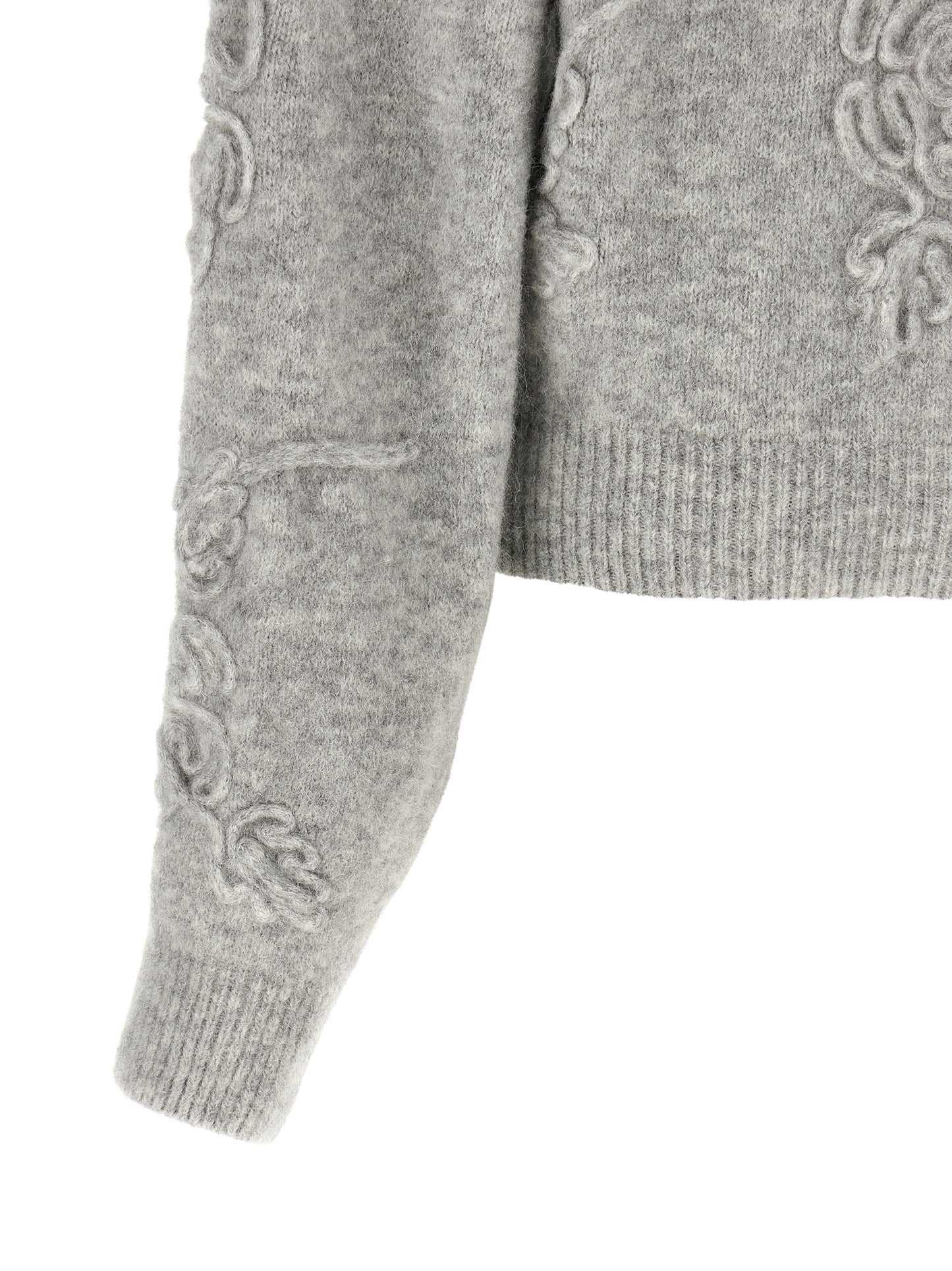 ROTATE BIRGER CHRISTENSEN Gray Wool Cardigan