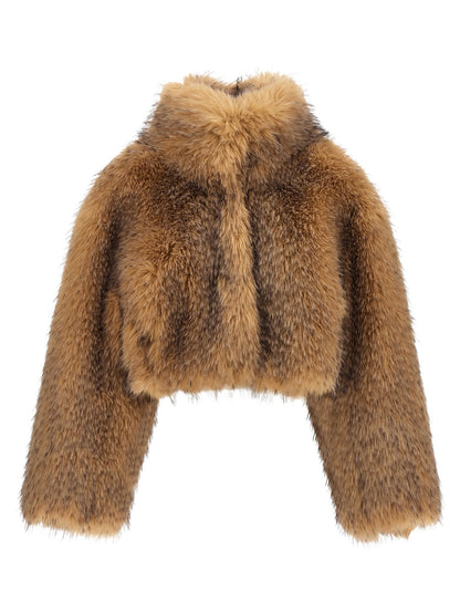 ROTATE BIRGER CHRISTENSEN Beige Polyester Coat