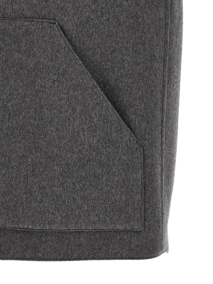 Lardini Gray Virgin Wool Sleeveless Jacket