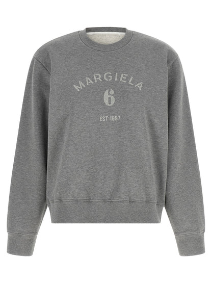 MM6 Maison Margiela Gray Cotton Sweatshirt