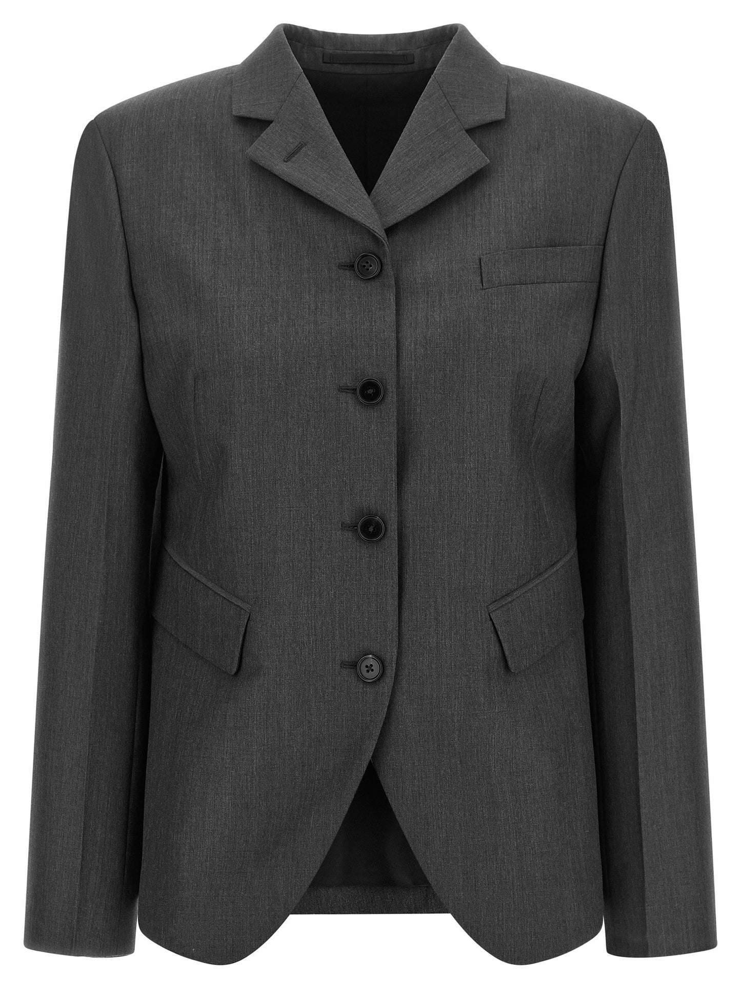 Jil Sander Gray Wool Blazer