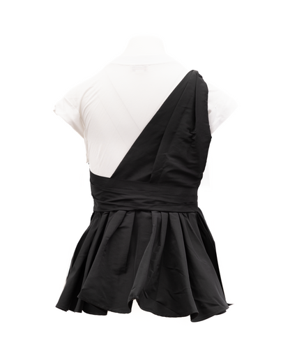 Alexander McQueen Women's Polyester Activewear T-Shirt - Black White