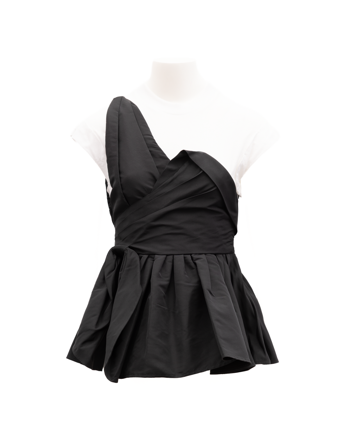 Alexander McQueen Women's Polyester Activewear T-Shirt - Black White