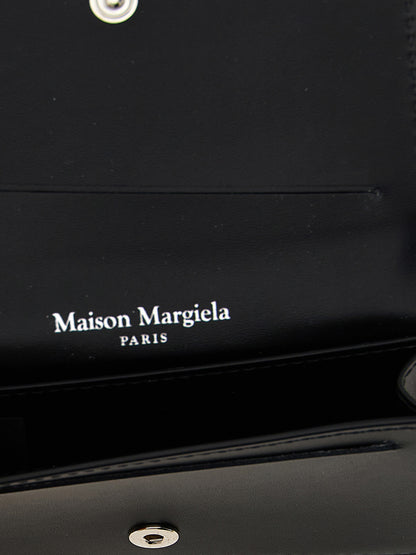 Cardholder Card Case by Maison Margiela for men in calfskin leather black features an dynamic silhouette from the Calfskin Leather Cardholder Card Case collection, highlighting dynamic card-organization for a premium and sophisticated look.