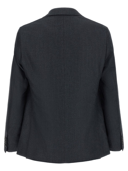 Pal Zileri Gray Polyester Two-Piece Suit