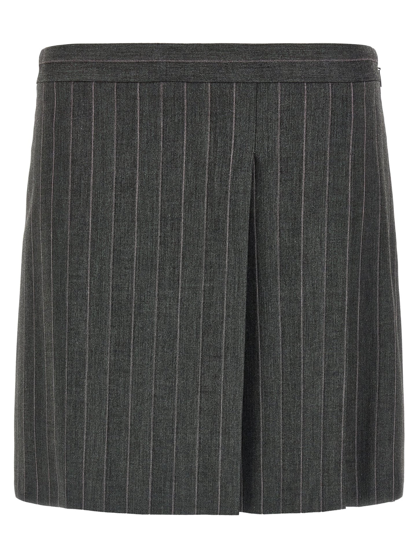 PINKO Gray Polyester Long Skirt