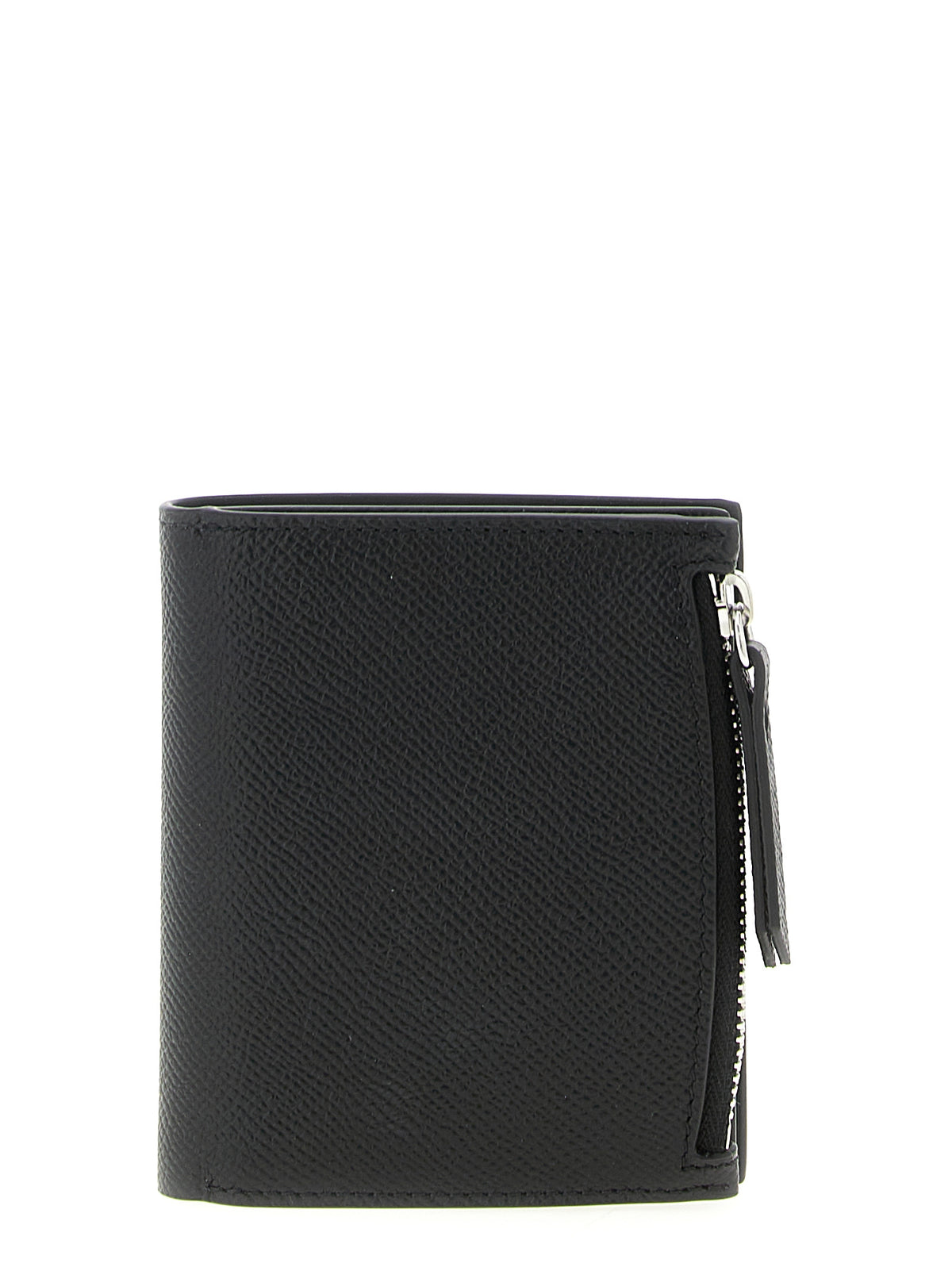 Maison Margiela Four Stitches Calfskin Leather Cardholder Card Case - Black