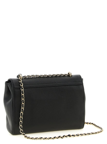 Mulberry Black Goatskin Crossbody Bag