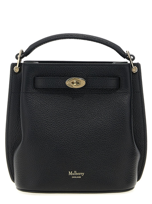 Large Crossbody Bucket Handbag by Mulberry for women in calfskin leather black showcases a versatile sophistication silhouette, featuring a secure , versatile sophistication , and versatile crossbody-strap, shoulder-strap, adjustable-strap, belt-strap & handle for a versatile sophistication finish.