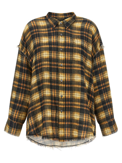 R13 Brown Cotton Blouse