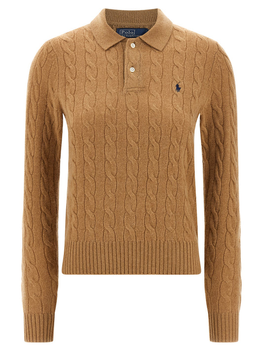 Polo Ralph Lauren Beige Wool Polo Shirt