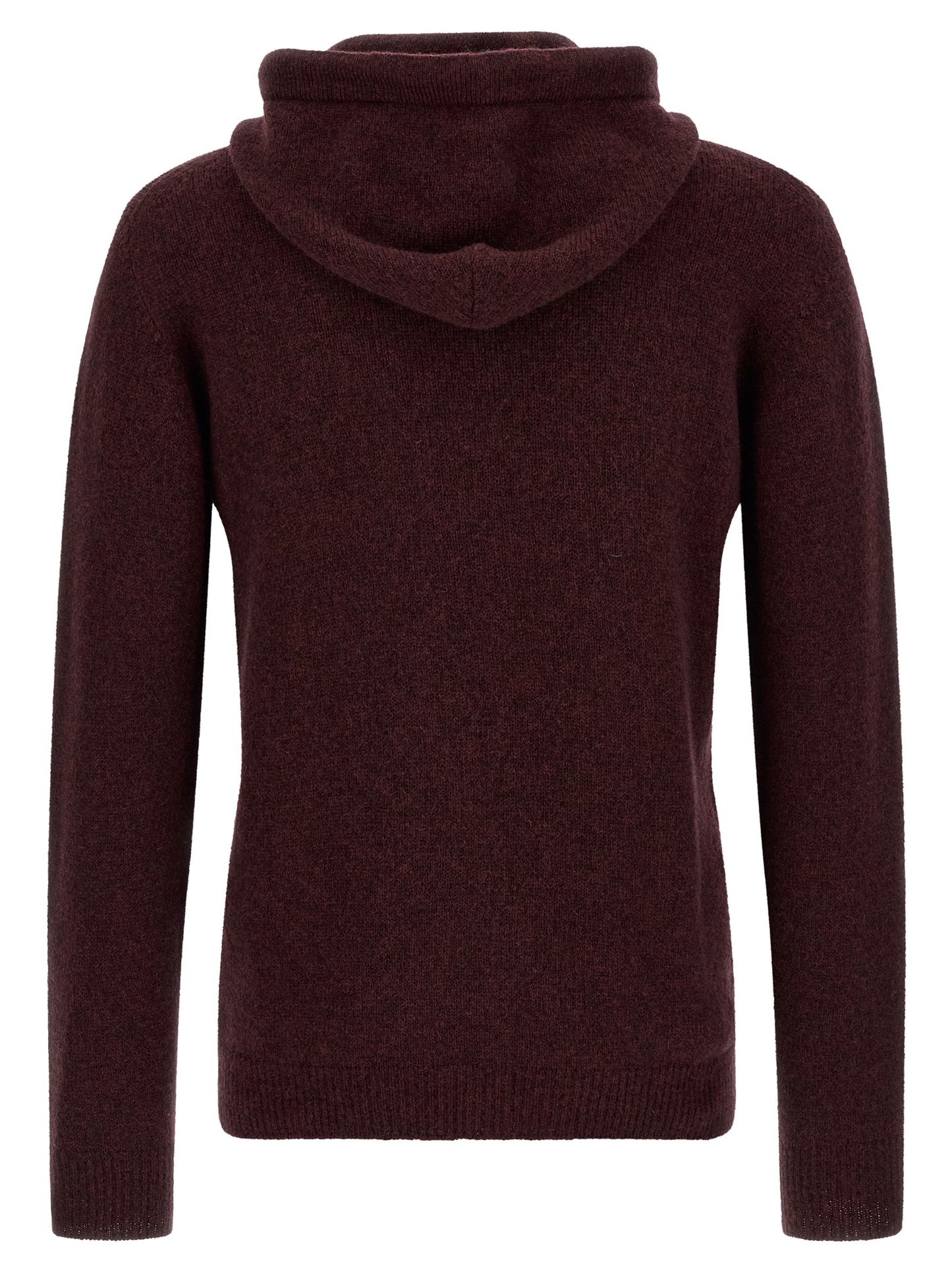 Roberto Collina Bordeaux Wool Cardigan