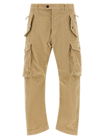 Dsquared² Beige Cotton Cargo Pants