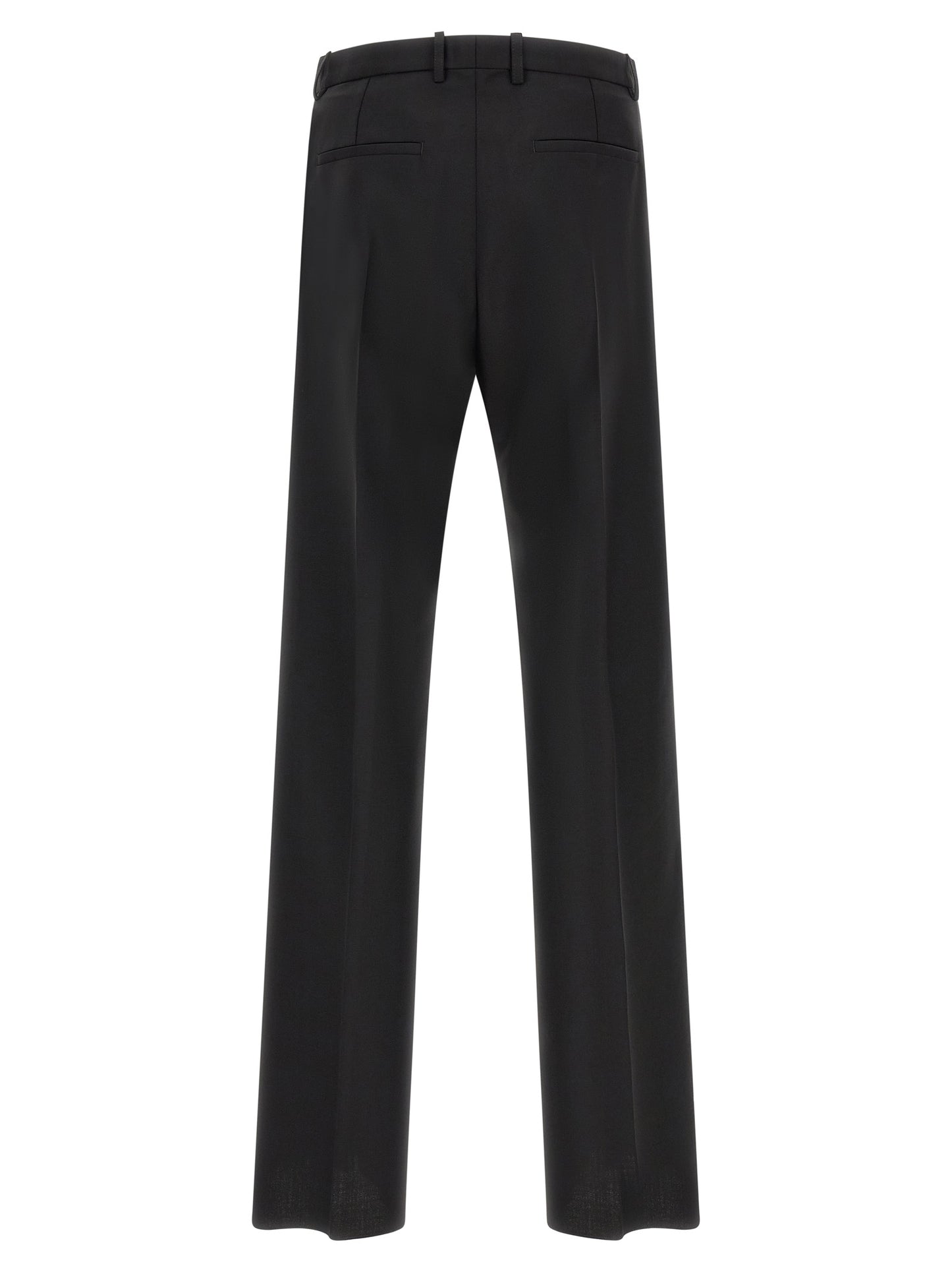 Jil Sander Black Virgin Wool Dress Pants
