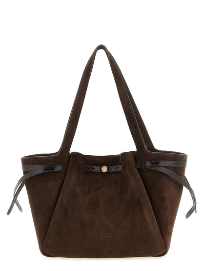 Tory Burch Brown Bovine Leather Tote Bag