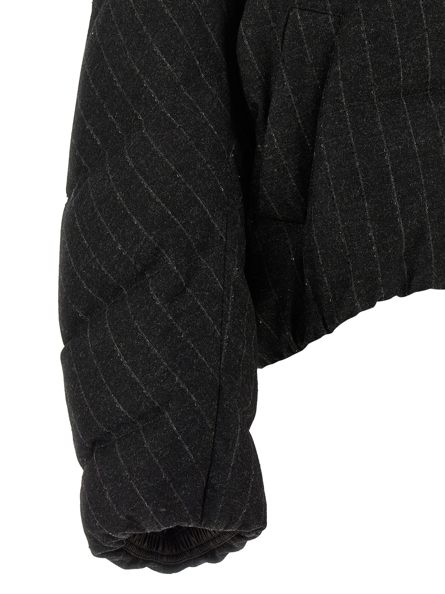 Brunello Cucinelli Gray Virgin Wool Full-Length Jacket