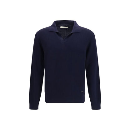 Brooksfield Blue Wool Oves Aries Cardigan