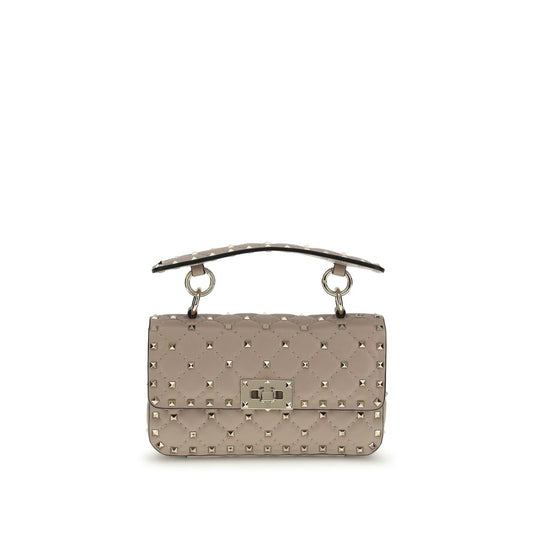Valentino Garavani Pink Calf Leather Bos Taurus Handbag