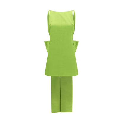 Self-Portrait Bicolor Polyester Casual Dress
