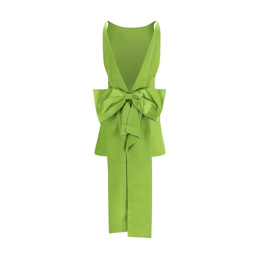 Self-Portrait Bicolor Polyester Casual Dress
