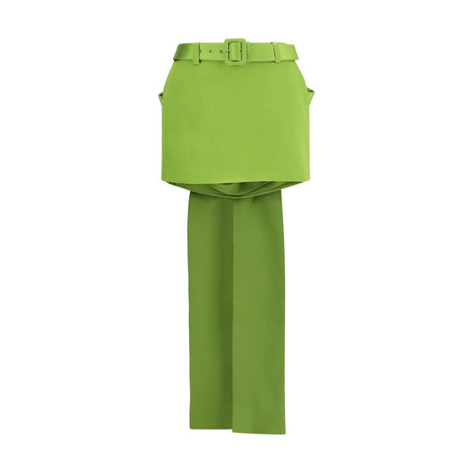 Self-Portrait Bicolor Polyester Mini Skirt