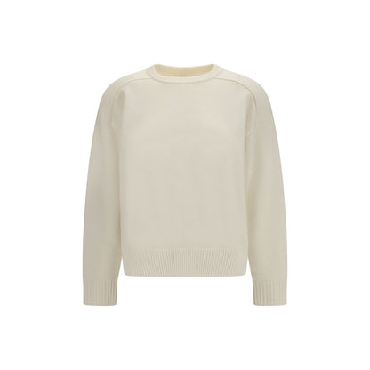 Loulou De Saison White Wool Oves Aries Sweatshirt