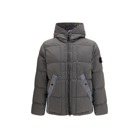 Stone Island Bicolor Polyamide Full-Length Jacket