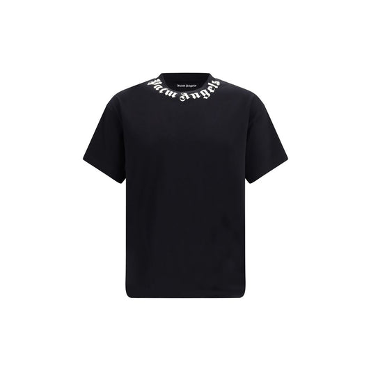 Palm Angels Black Cotton T-Shirt
