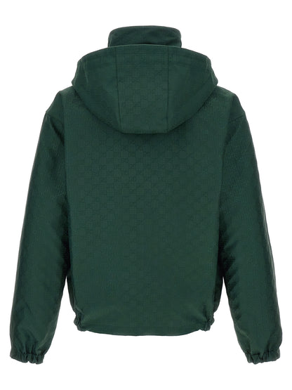 Gucci Bicolor Cotton Shell Jacket