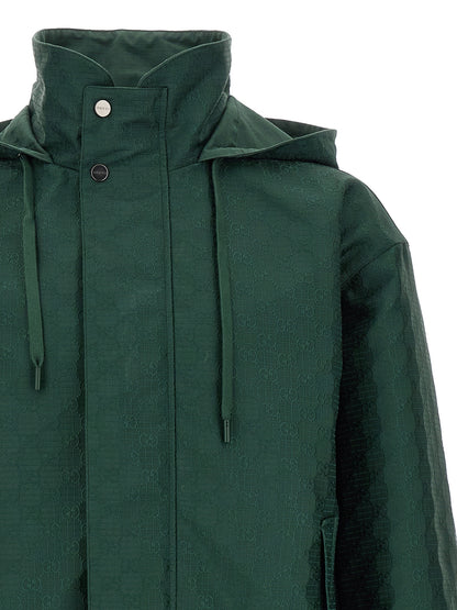 Gucci Bicolor Cotton Shell Jacket