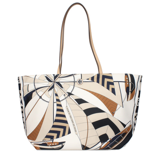 Tory Burch Beige Fabric Crossbody Bag