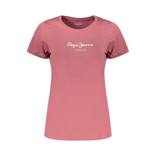 Pepe Jeans Pink Cotton Women's T-Shirt