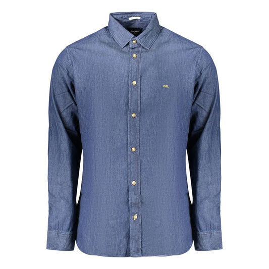 Pepe Jeans Blue Cotton Men's Shirt