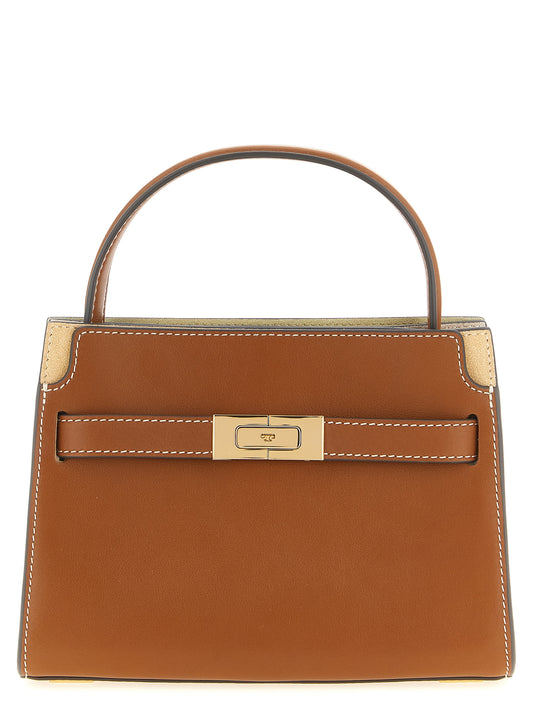 Compact Crossbody Handbag by Tory Burch for women in cowhide leather brown & gold showcases a versatile sophistication silhouette, featuring a secure , versatile sophistication , and versatile crossbody-strap, shoulder-strap, handle, adjustable-strap, detachable-strap & belt-strap for a versatile sophistication finish.