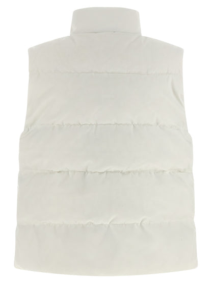 Canada Goose White Polyester Sleeveless Jacket