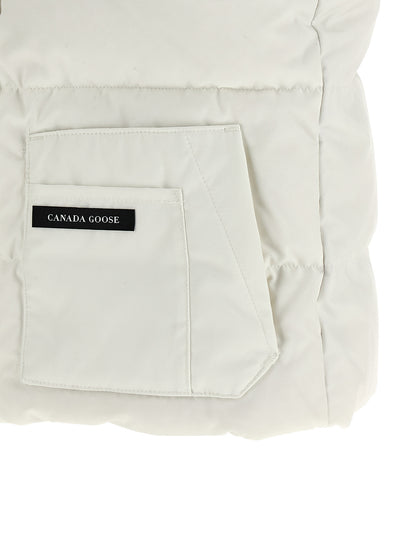 Canada Goose White Polyester Sleeveless Jacket