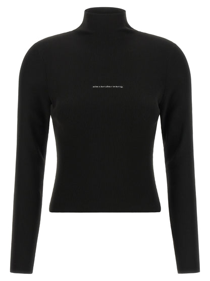 Alexander Wang Black Polyamide Cardigan