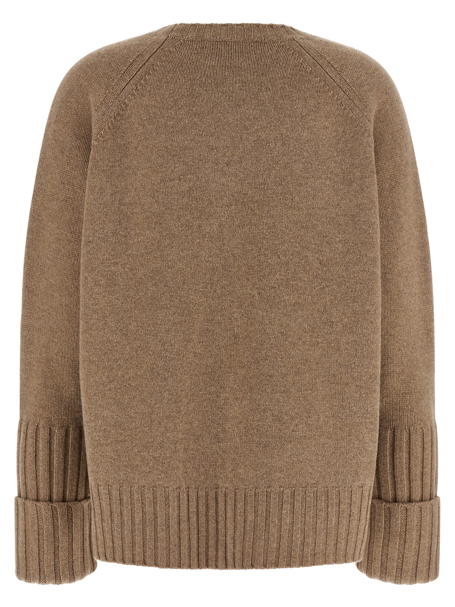 Tory Burch Beige Wool Cardigan