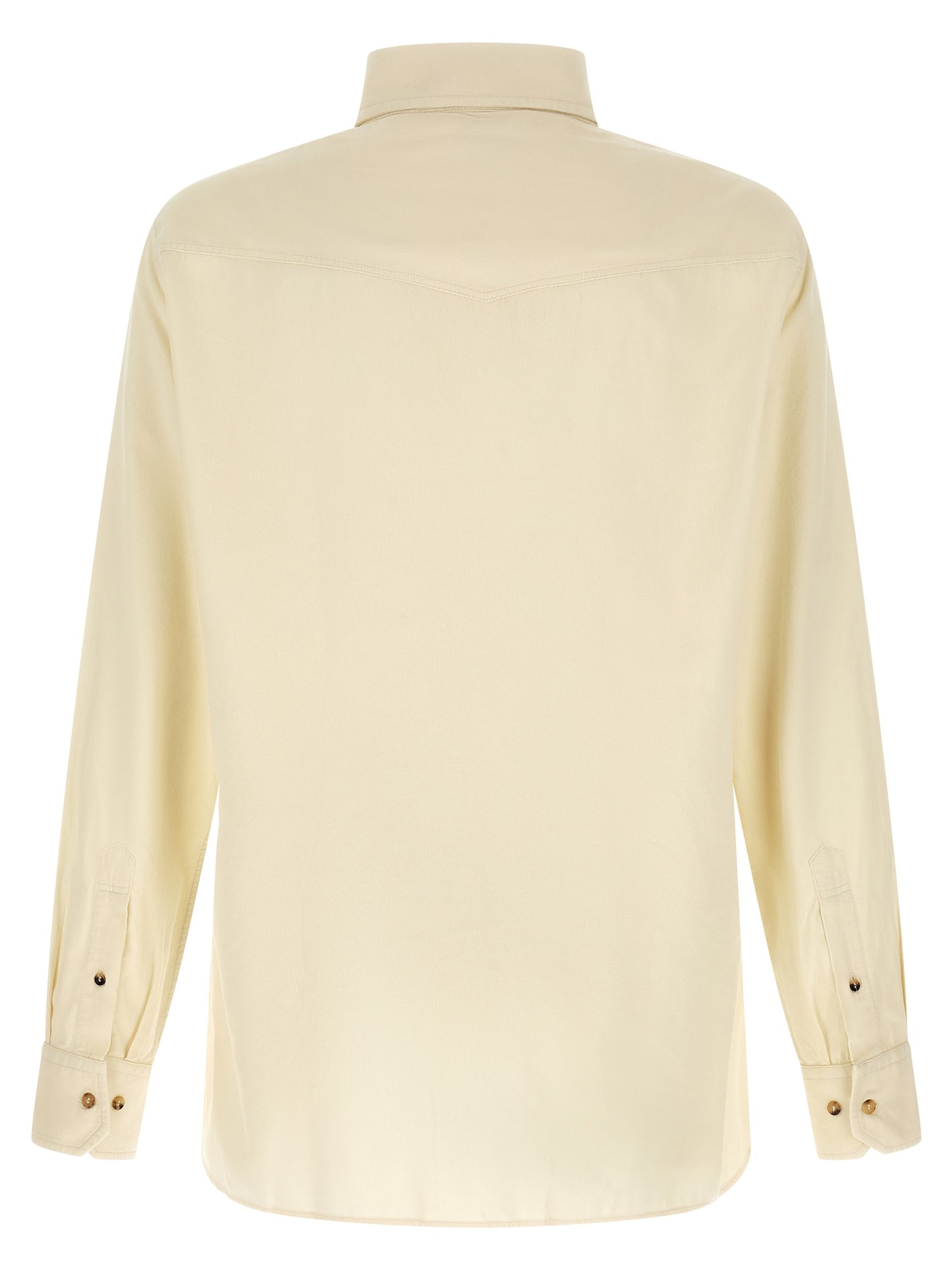 Brunello Cucinelli White Cotton Blouse