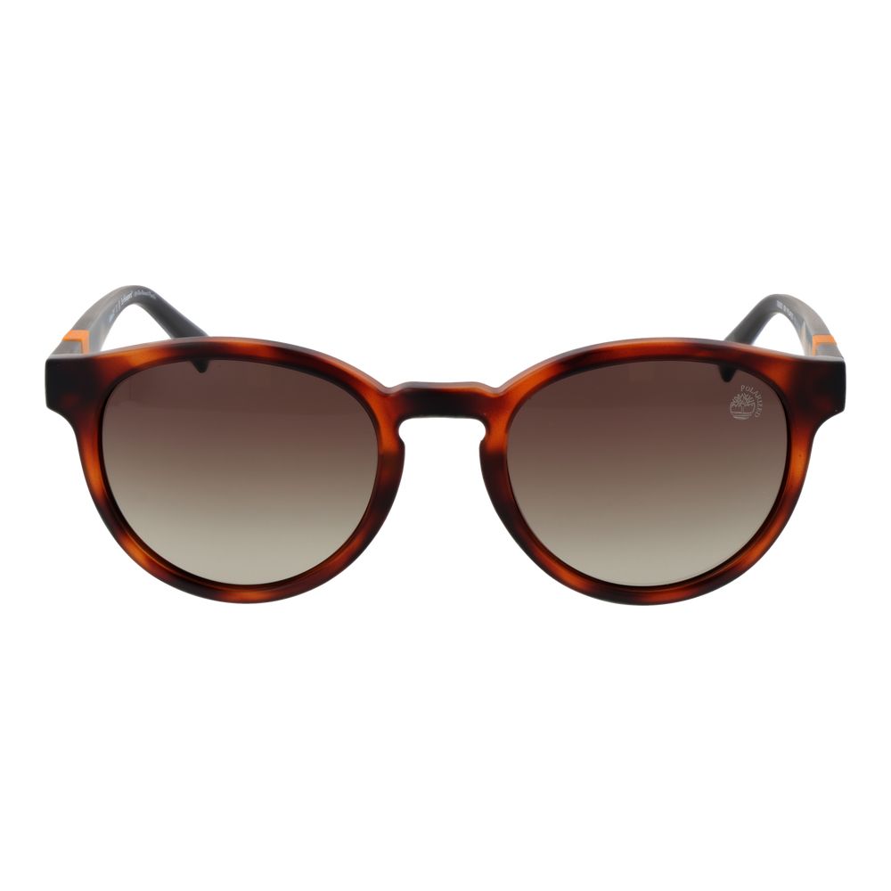Timberland Round Dark-Tint Plastic Sunglasses - Brown