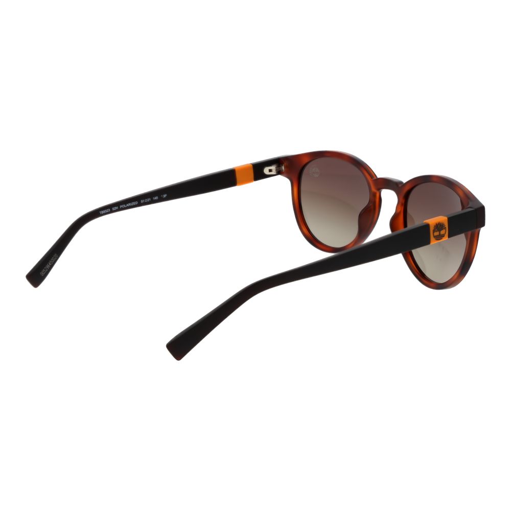 Timberland Round Dark-Tint Plastic Sunglasses - Brown