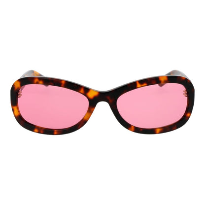 GCDS Oval Non-Polarized Medium-Tint Acetate Sunglasses - Brown