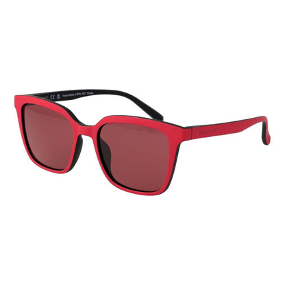 Gant Square Dark-Tint Plastic Sunglasses - Red